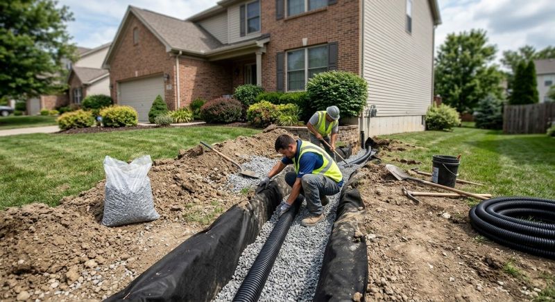 Landscaping Drainage Installation
